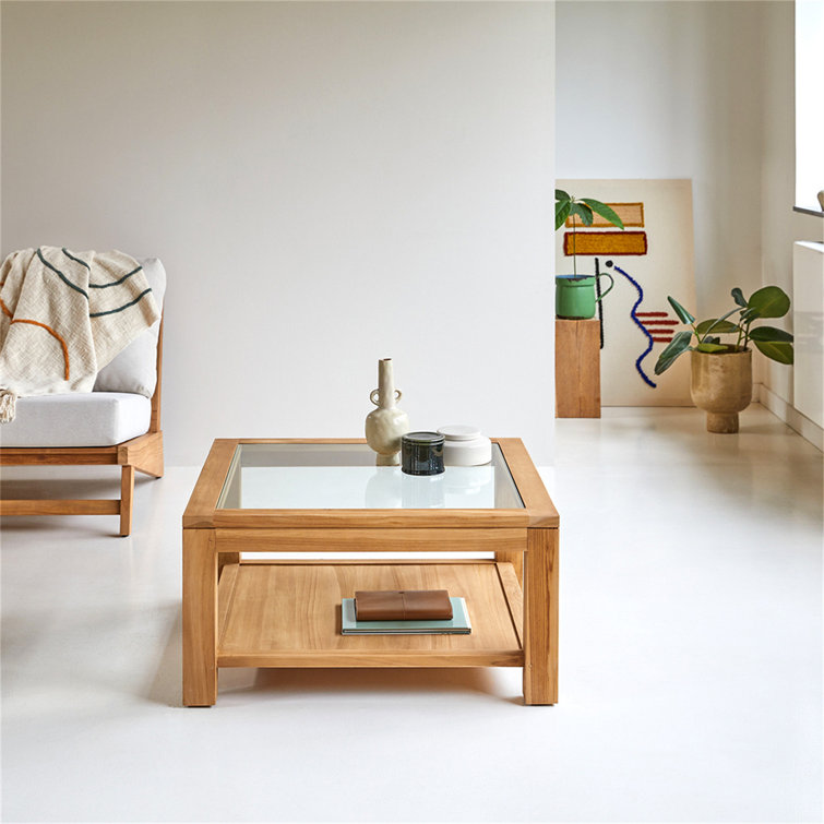 Alpen Home Solid Teak Coffee Table Wayfair.co.uk